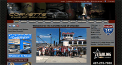 Desktop Screenshot of corvettecluboforlando.com